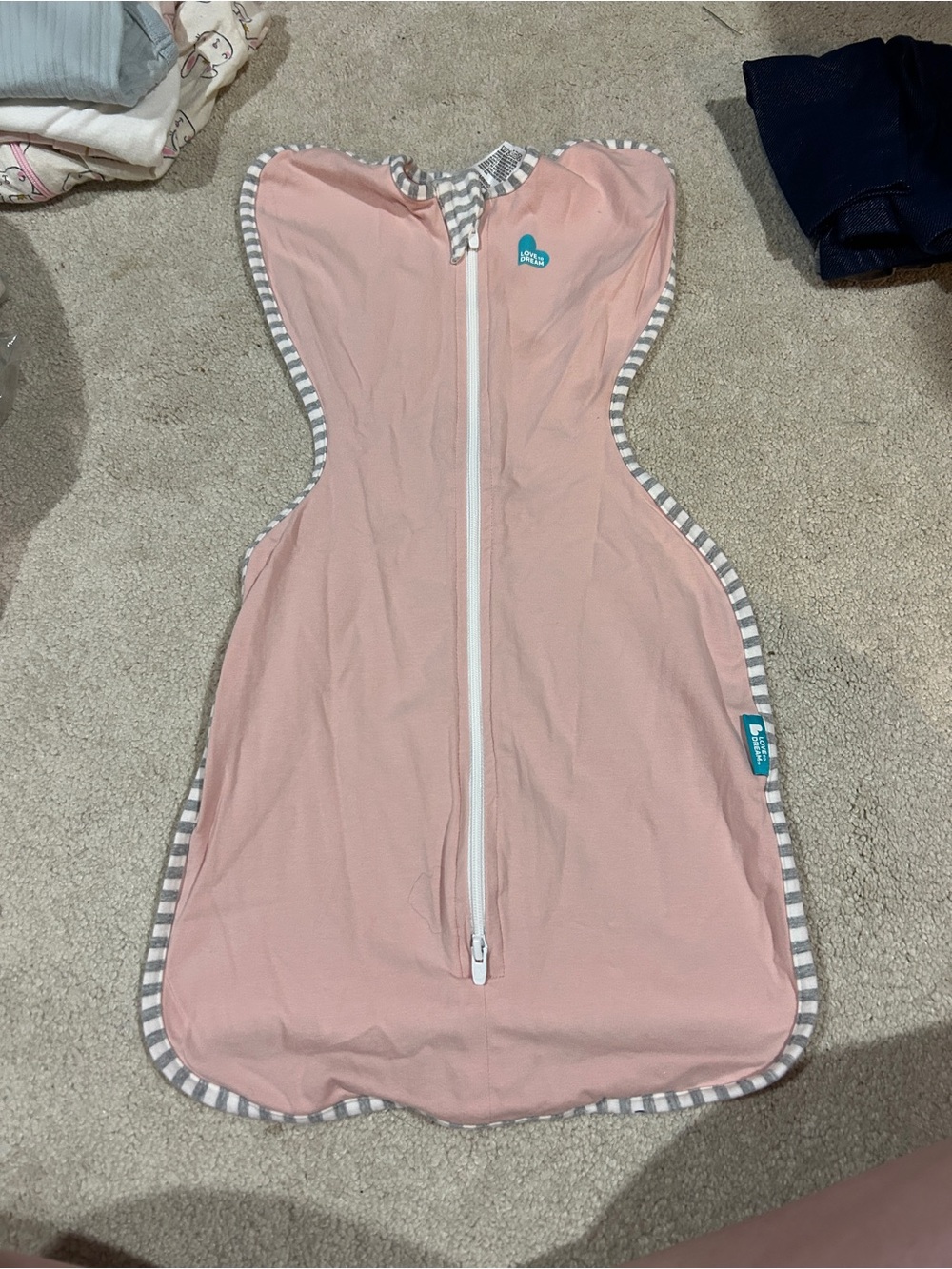 Love to Dream Arms Up Sleep Sack Swaddle - Pink Baby Sleepwear